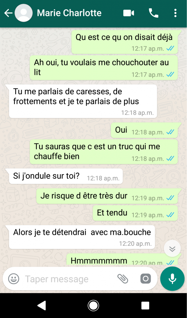 sexualisation sms